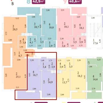 Продаж 2к Квартира Новаторів вулиця ЖК Лотос Холл