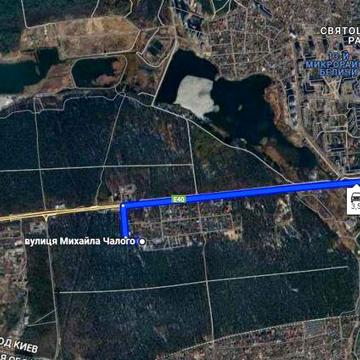 Обмін майнового комплексу (будинків) у лісі поряд з метро Житомирська