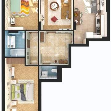 Ірпінь трикімнатна квартира 87 м2 ЖК Green Side