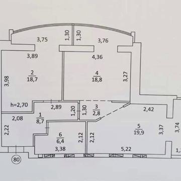 Терміновий продаж двокімнатної 75 м2 в ЖК Ковалівський ЖК Ковалівський