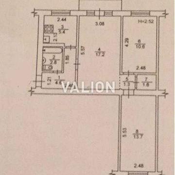 Продаж 3 кімнатна квартира В. Гавела 5 .