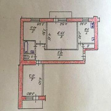 Квартира 3-х кімнатна «чешка» не кутова на Київській