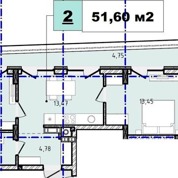 Продаж 2-кім квартири по вул Чорновола в Городку ЖК Prestige Hall
