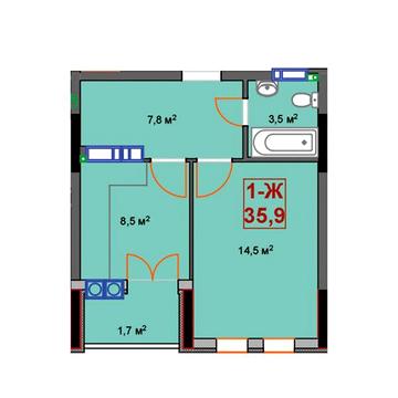 Продаж 1к Квартира Університетська (Карла Маркса) вулиця ЖК Sky-2