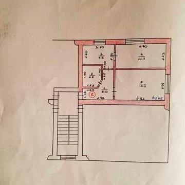 Продам 2-х комнатную квартиру, м. Городок