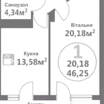 ЄОселя!Продаж 1 кімн. кв. в Личаківському районі. Право власності. ЖК Еко дім