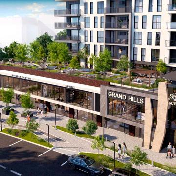 Продаж 1 кімнатної квартири на етапі будівництва (ЖК GRAND HILLS) ЖК Grand Hills