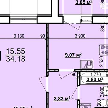 Продаж 1к Квартира Миру вулиця ЖК Мира-3