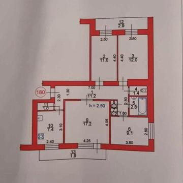 Продається  4х кімнатна квартира  50000 $