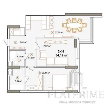Видова 2 кім  Edelweiss House, Звіринецька Печерськ ЖК Edelweiss House