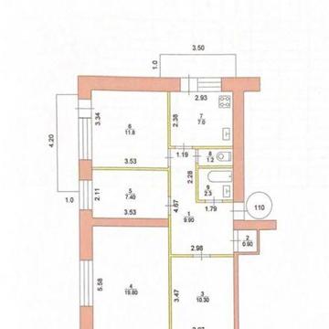 Продам 4-х комнатную квартиру. Рени ЖК Тлф +380 (68) 046 19 94