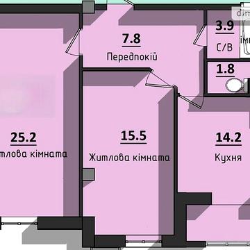 Продаж 2к Квартира вул. Космонавтів