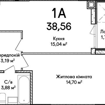 Продаж 1к Квартира Ольги Кобилянської (Достоєвського) вулиця ЖК Синергия Сити