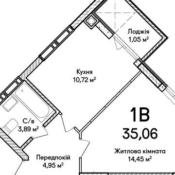 Продаж 1к Квартира Ольги Кобилянської (Достоєвського) вулиця ЖК Синергия Сити