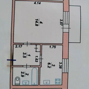 Продаж 1к Квартира Вітрука вулиця