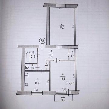 Сталінка 2- кімн. 3 поверх. Автономне опалення. ЖК ОСББ