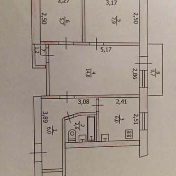 Терміново продам 3-х кімнатну квартиру в м.Першотравенськ