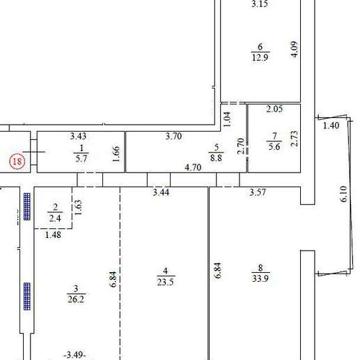 2х кімнатна + кухня-вітальня 118,6 м² в ЦЕНТРІ (Преміум клас) ЖК Оазис