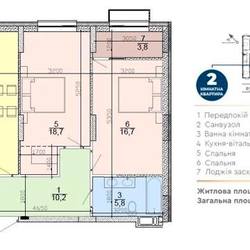 Продаж 2к квартири в ЖК Поділ Плаза вул.Глибочицька