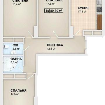 Продаж 3к Квартира Івасюка вулиця ЖК Lystopad