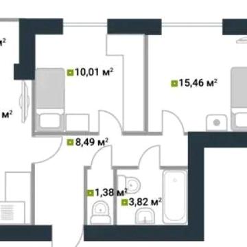 Двокімнатна квартира з чудовим наповненням. Буча