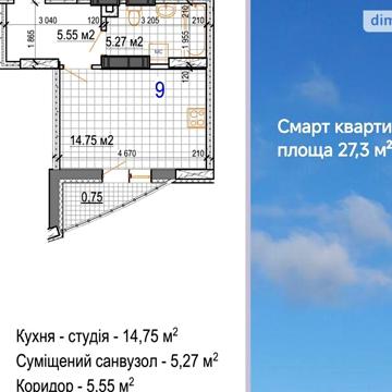 Продажа 1к квартира Незалежності (Ватутіна) проспект ЖК Вернисаж