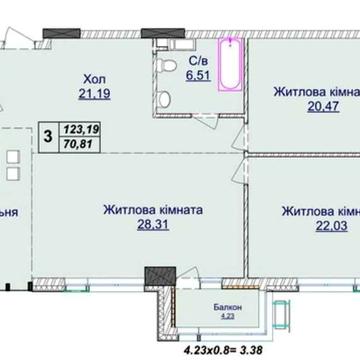 Продаж 3х кімн в ЖК Новопечерські Липки, вул. Драгомирова ЖК Новопечерські Липки