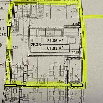 Продам 2-х кімнатну квартиру ЖК Миракс