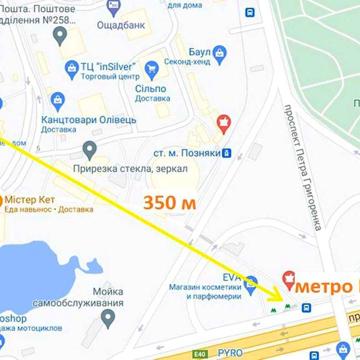 0%. 57м2 - під житло, офіс, майстерню. Метро Позняки 350м. Терміново ЖК Діадема