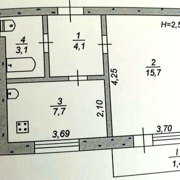 Продам 1-ну квартиру по вул. В Матусевича (Восход)