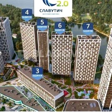 ЖК "Славутич 2.0". Видова 2 кім. квартира (89м2), Зарічна 6, корпус 7. ЖК Славутич 2.0