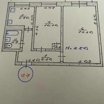 2-кімнатна по Тесленка 17. Олімп