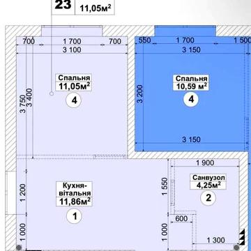 ‼️Продаж 1к Квартири-  27.16м2  Святопетрівське ЖК Санвиль Парк‼️ ЖК Sanville Park