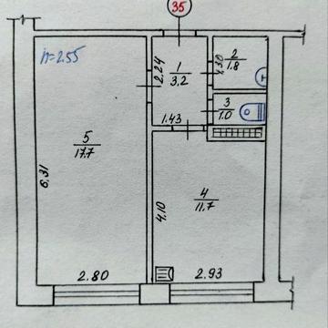 Квартира 35.4 м.кв