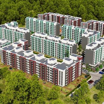 1-кімнатна квартира 36,9 м2 в Амстердам Клубний. Розтермінування 0% ЖК Амстердам Клубний