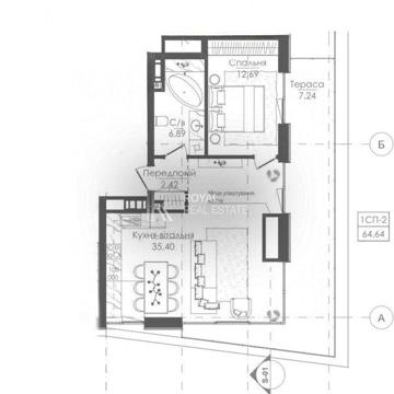 Продажа квартиры Подгорцы 1-комнатная 65м2 Park Lake City Терраса ЖК Park Lake City