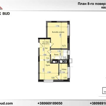 ОДНОКІМНАТНА квартира вул. Руська 211б нове будівництво ЖК Кромакс Буд