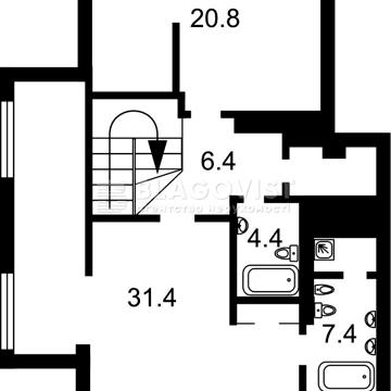 Без % Дворівнева  141м2 + підземний паркінг, Теліги Олени, 25 ЖК UNO City House