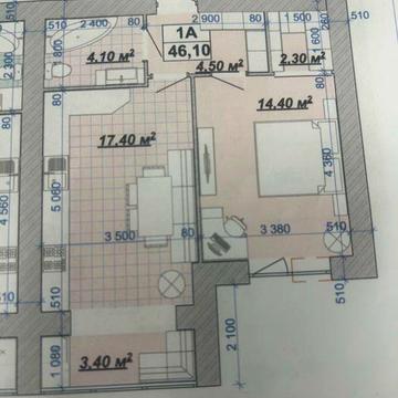 Продається велика 1-кімнатна квартира в ЖК Княгинин ЖК Княгинин