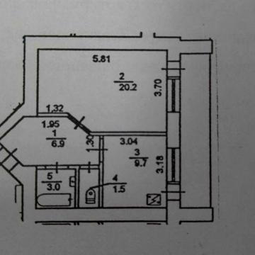 Власна 1 кімнатна квартира біля м. "Харківська" (без комісії)