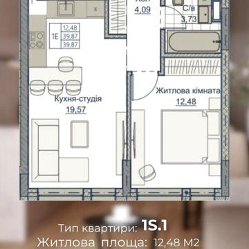 Продаж 1к Квартира вул. Андріївська