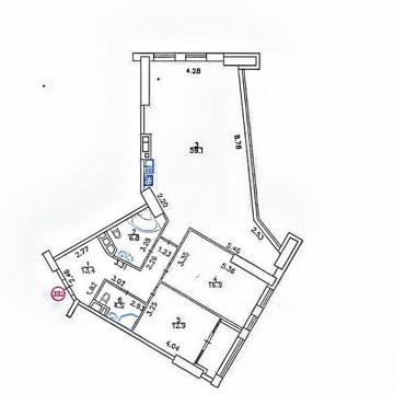 Продаж 3к квартири 117.20м2 Manhattan City, пр-т Берестейський 11 ЖК Manhattan City
