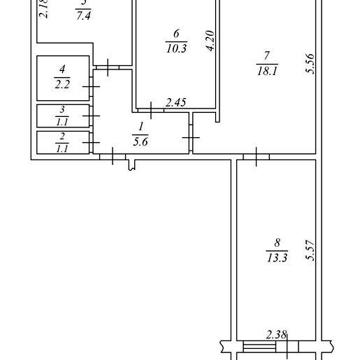 Власник. Продаж або обмін 3к квартири, Кубанської України[Жукова],49.