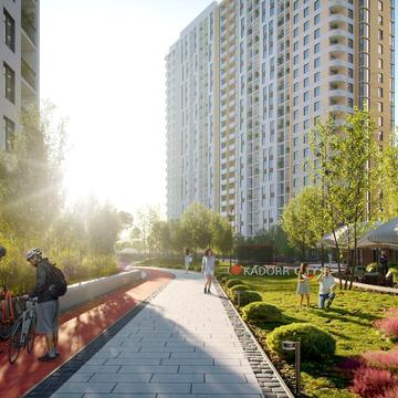 Двокімнатна квартира в 60 Перлі на Краснова, вікна на іподром