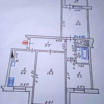 Продається 3-кімнатна квартира по вул. Воїнів-афганців