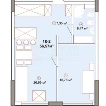 Продам 1к квартиру без ремонта, Печерськ, Звіринецька, Edelweiss House ЖК EDELWEISS HOUSE