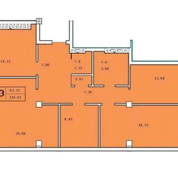 Продаж 3к Квартира Софіївська вулиця ЖК Французский дом