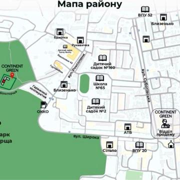 Квартира 2 кімнати, новобудова, від власника ЖК CONTINENT GREEN
