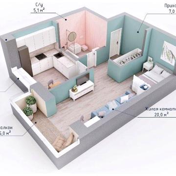 Продаж 1кк 46.8м2. ЖК Курортний. Є-Оселя. ЖК Курортный