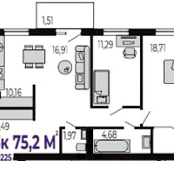 Продаж 2к Квартира вул. 24-го Серпня